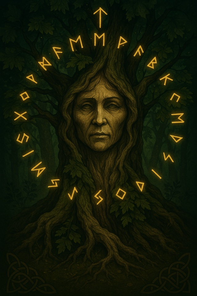 Die uralte Linde – Baumdruse am Weg nach Lanzenhain