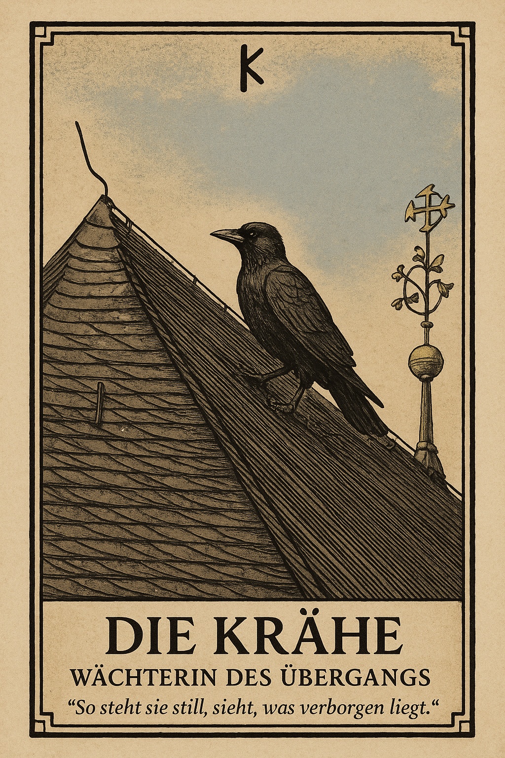 Die Krähe – Wächterin des Übergangs
