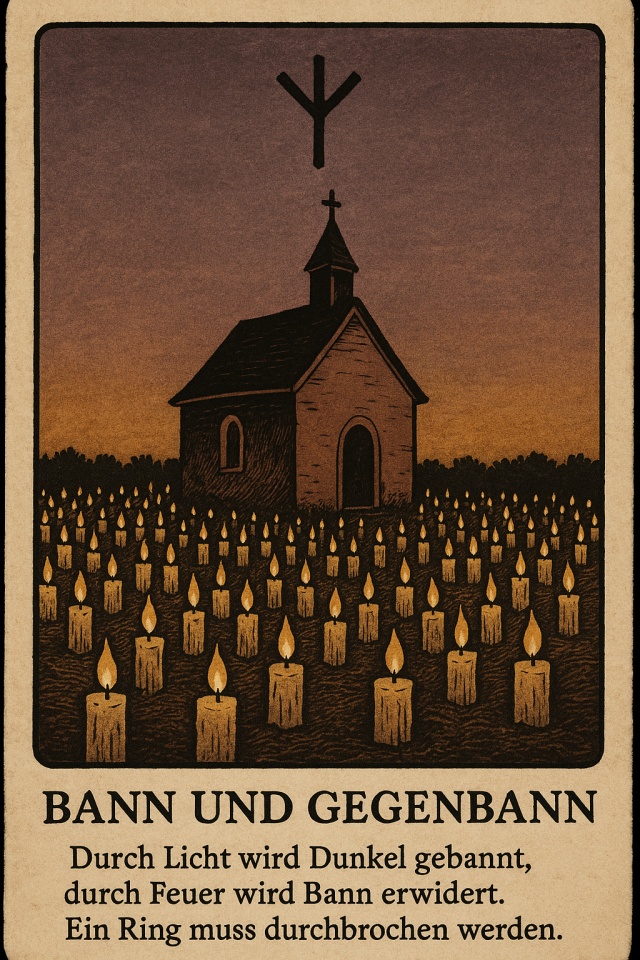 Rote St.-Anna-Kapelle, Bann und Gegenbann