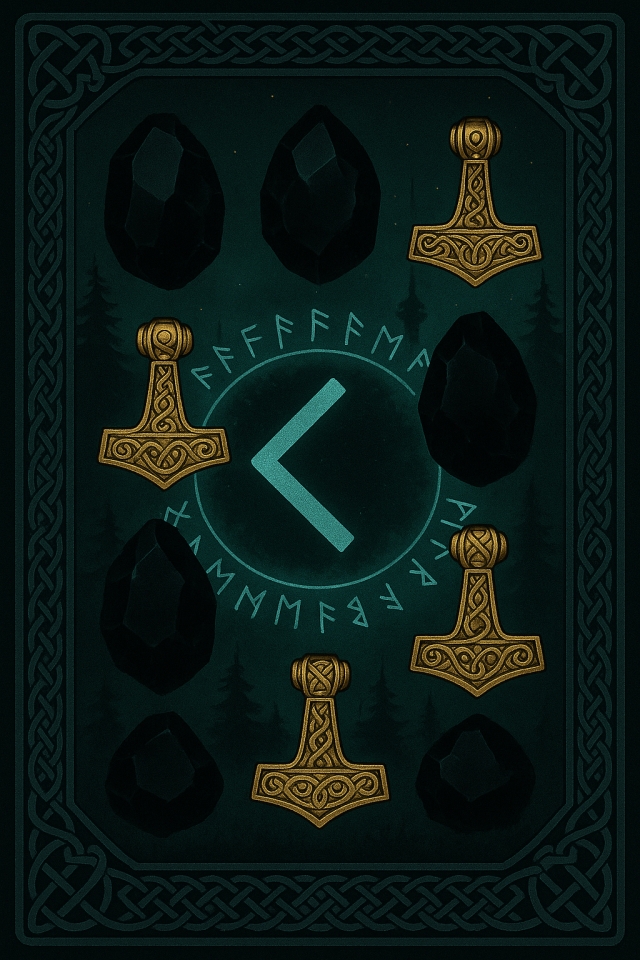 Runenkarte Angelburg Artefakte