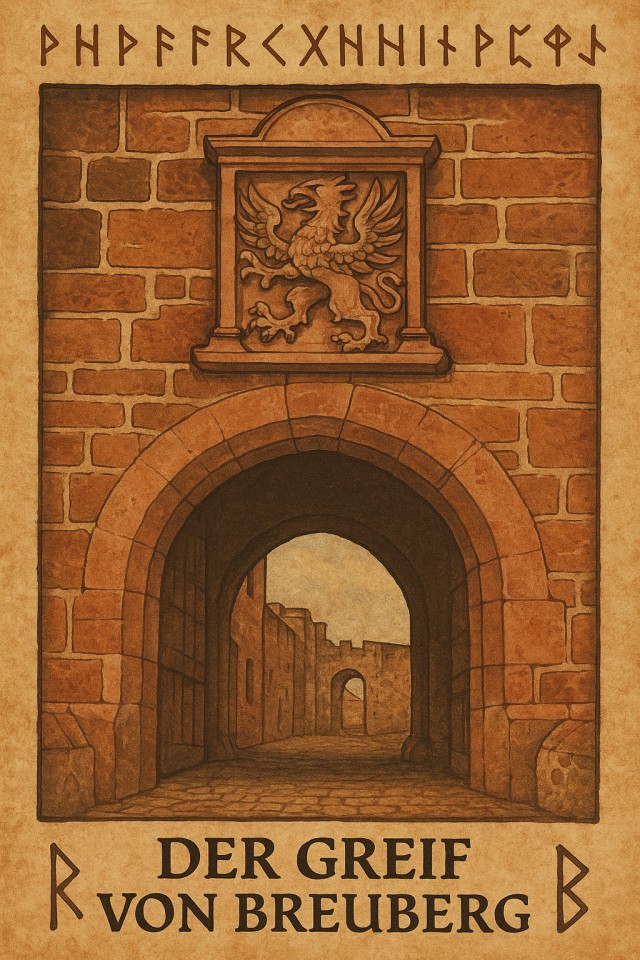 Runenkarte: Der Greif am Tor