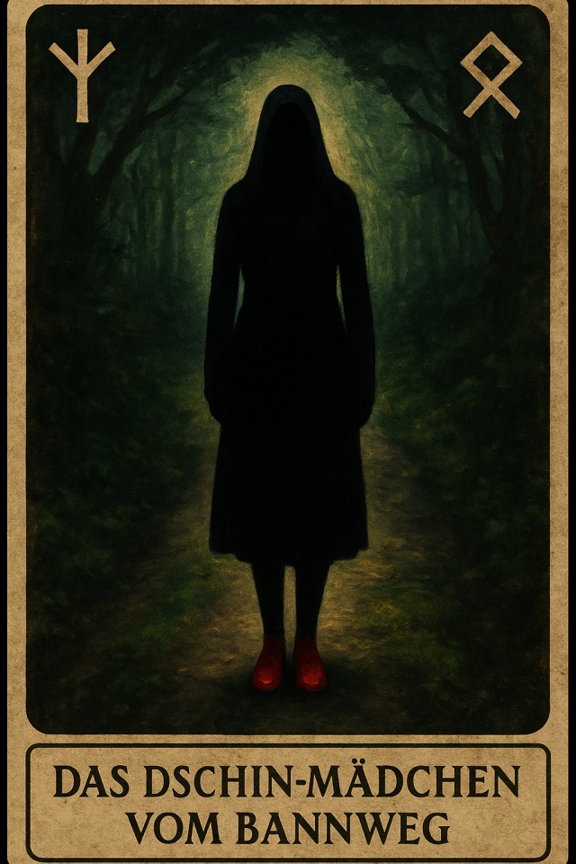 Schnappschuss der Gestalt am Bannweg – später als Kitsune gedeutet