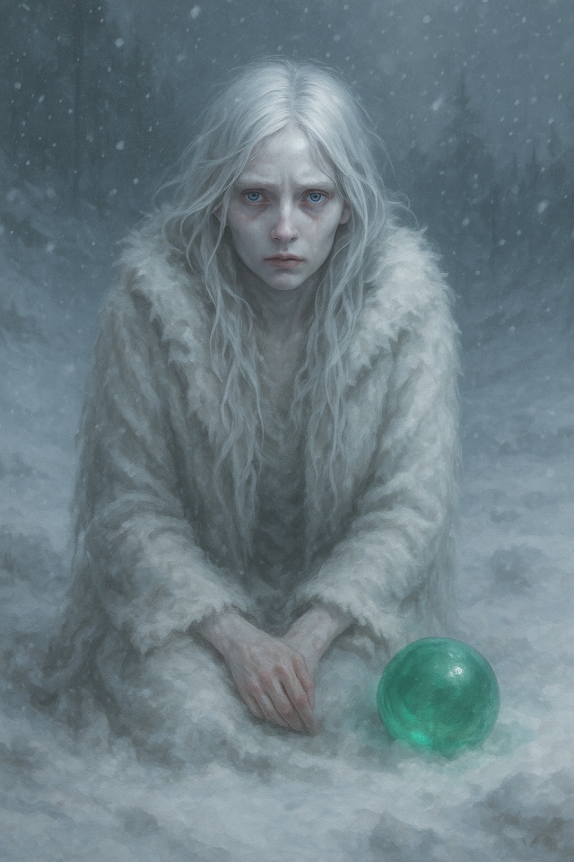 Skadi – Göttin des Nordens im Schneesturm