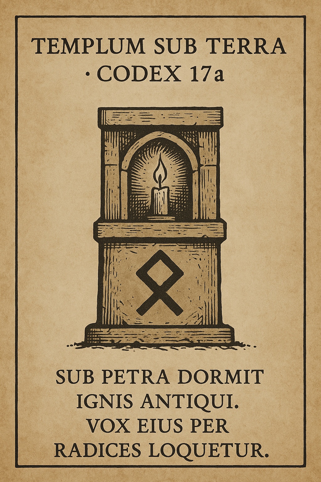 Templum Sub Terra – Codex 17a